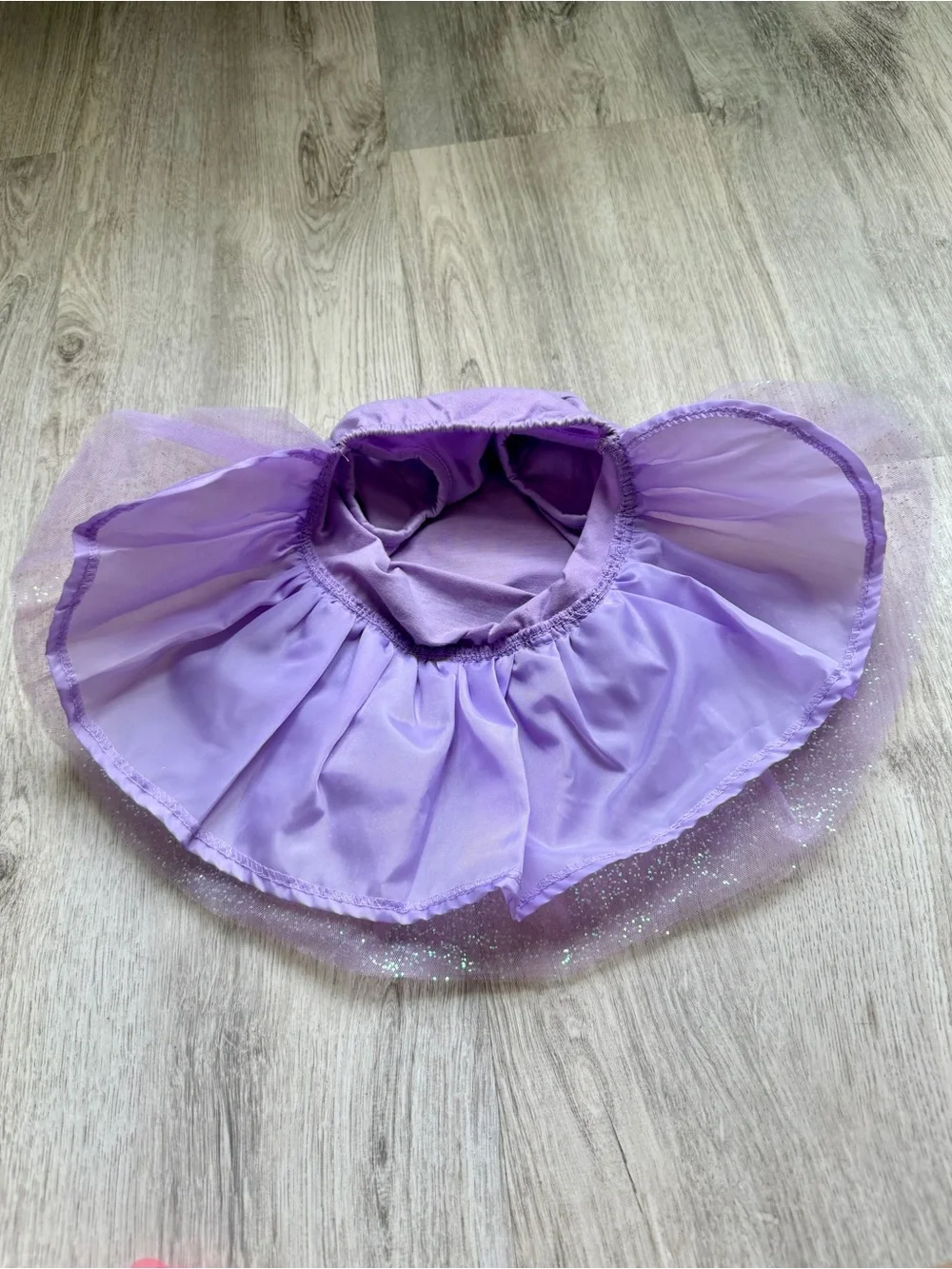 Top Paw - Lilac Pet/Puppy Dog Tutu Dress with Gold Crown and Sparkles - size XS